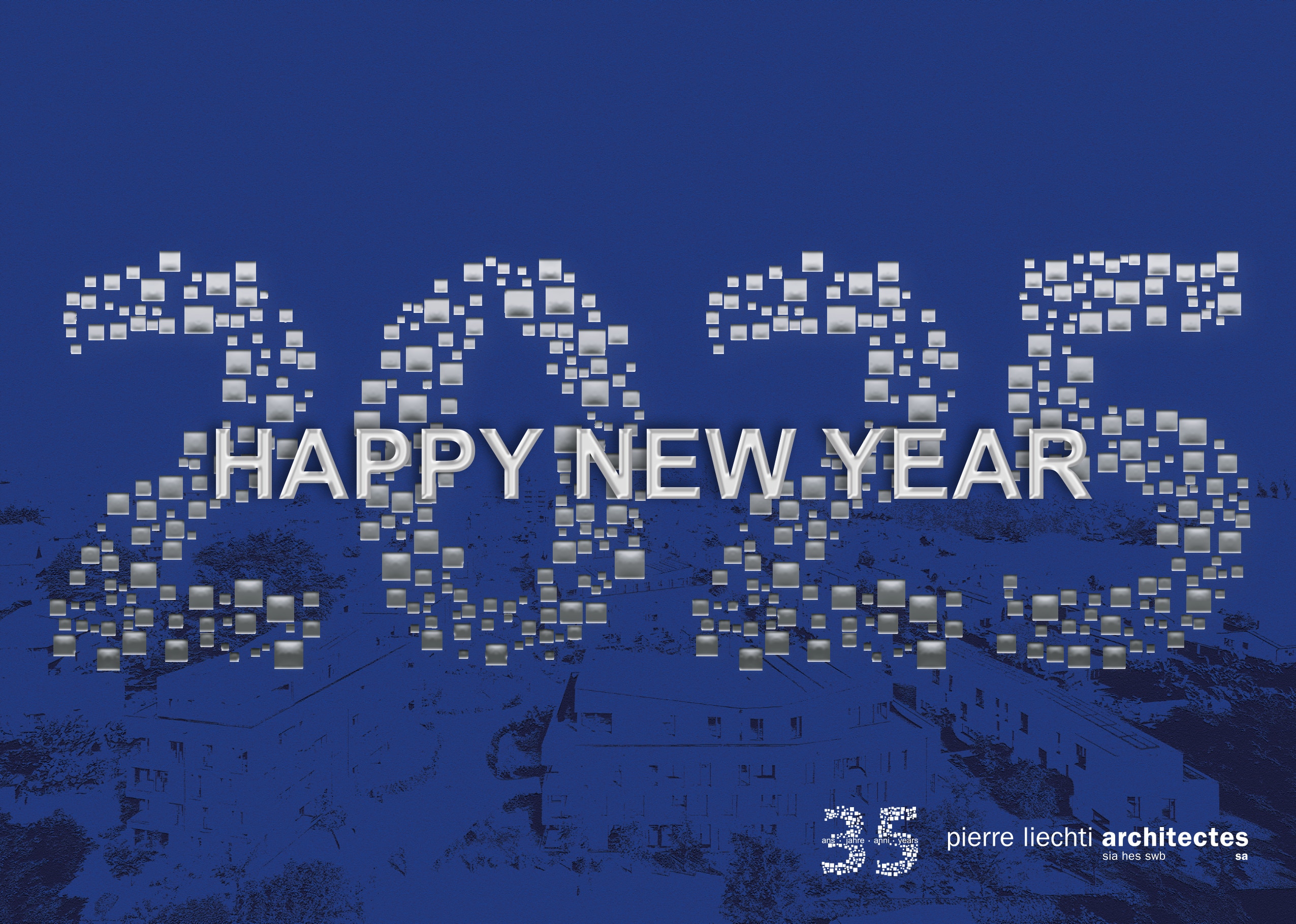 Bonne année 2025 - 35 ans de réalisations architecturales. - Image